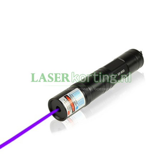krachtige blauwe-violette laserpointer 200mw