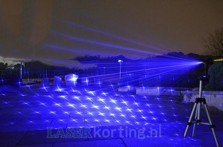 5000mW laserpen  blauw 